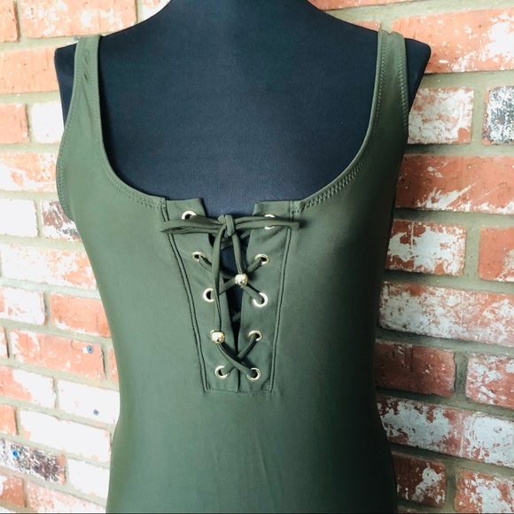 Mossimo Green Swimsuit - Picture 4 of 9